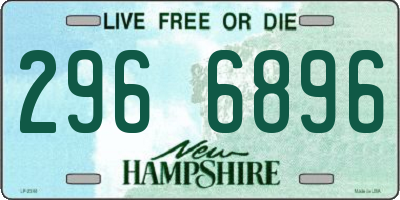 NH license plate 2966896