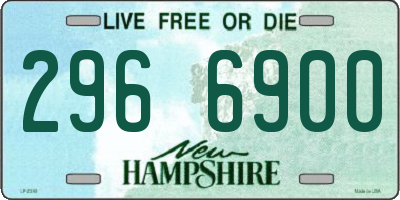 NH license plate 2966900
