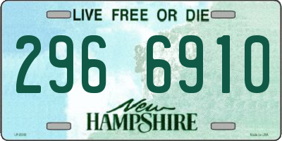 NH license plate 2966910