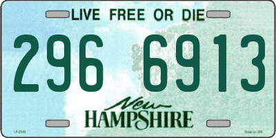 NH license plate 2966913