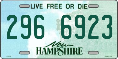 NH license plate 2966923
