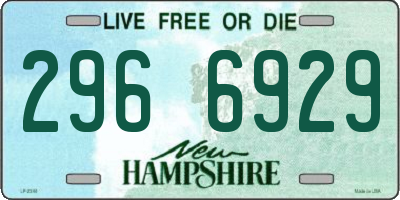 NH license plate 2966929