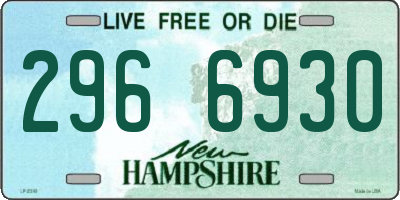 NH license plate 2966930