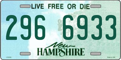 NH license plate 2966933