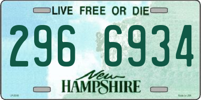 NH license plate 2966934
