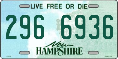 NH license plate 2966936