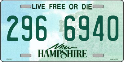 NH license plate 2966940