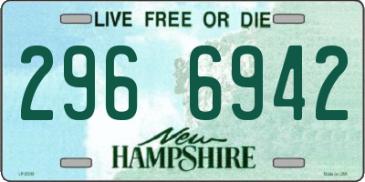 NH license plate 2966942