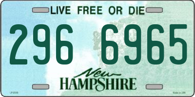 NH license plate 2966965