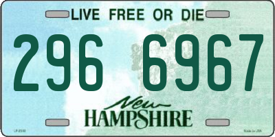 NH license plate 2966967