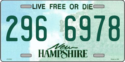 NH license plate 2966978
