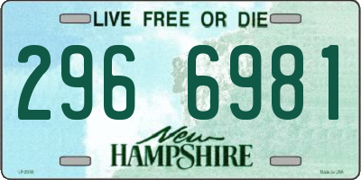 NH license plate 2966981