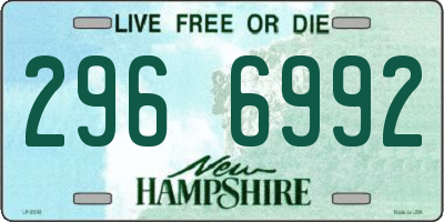 NH license plate 2966992