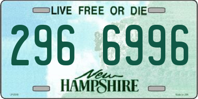 NH license plate 2966996