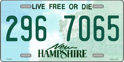 NH license plate 2967065
