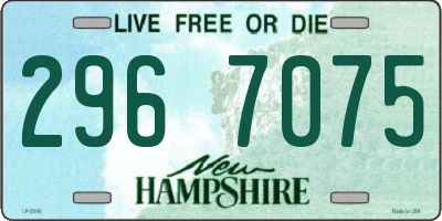 NH license plate 2967075