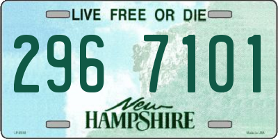 NH license plate 2967101
