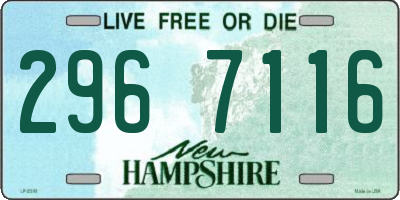 NH license plate 2967116