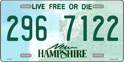 NH license plate 2967122