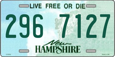 NH license plate 2967127