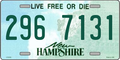 NH license plate 2967131