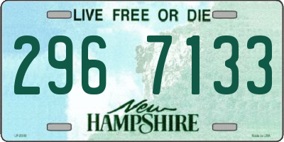 NH license plate 2967133