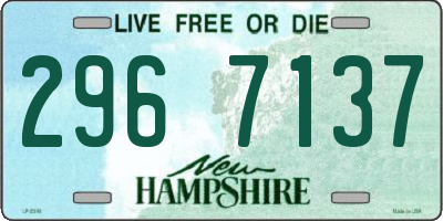 NH license plate 2967137