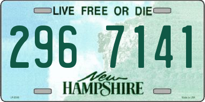 NH license plate 2967141