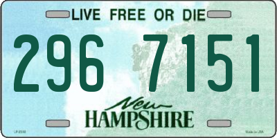 NH license plate 2967151