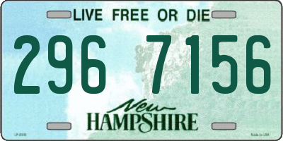 NH license plate 2967156