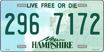 NH license plate 2967172