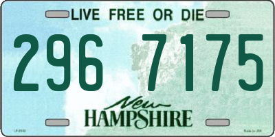 NH license plate 2967175