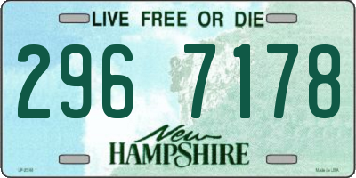 NH license plate 2967178