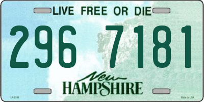 NH license plate 2967181