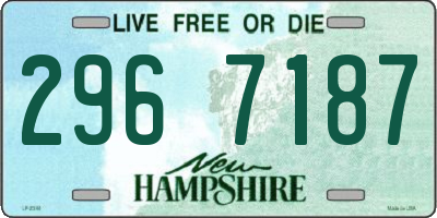 NH license plate 2967187
