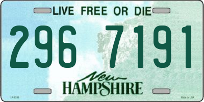 NH license plate 2967191