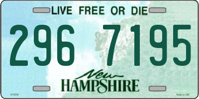 NH license plate 2967195