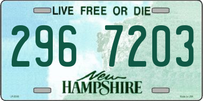 NH license plate 2967203