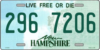 NH license plate 2967206