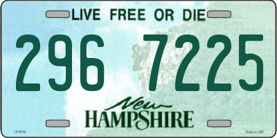 NH license plate 2967225