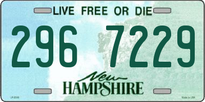 NH license plate 2967229