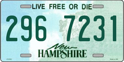 NH license plate 2967231