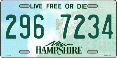 NH license plate 2967234