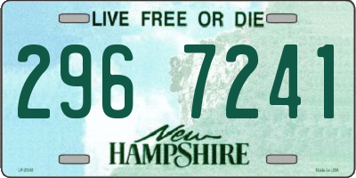 NH license plate 2967241