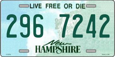 NH license plate 2967242