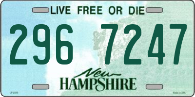 NH license plate 2967247