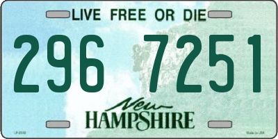 NH license plate 2967251
