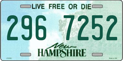 NH license plate 2967252