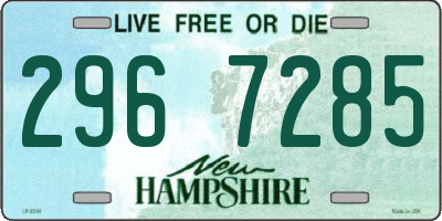 NH license plate 2967285