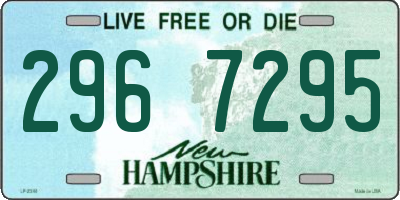 NH license plate 2967295
